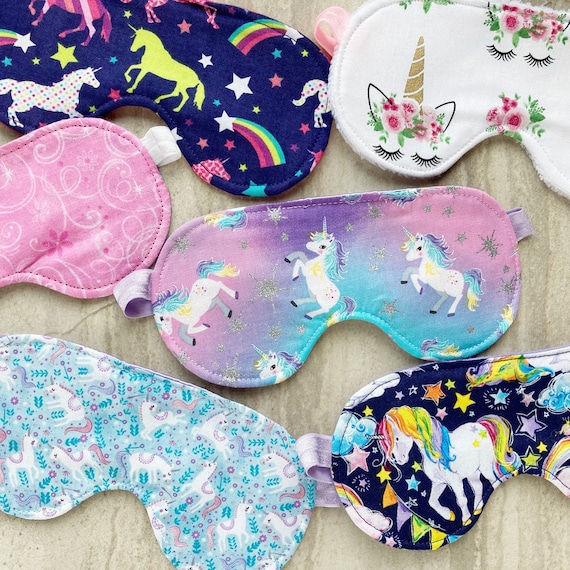 Unicorn Sleep Mask Unicorn Gift Unicorn Sleeping Mask Etsy