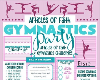 Articles of Faith Gymnastics Party - Review Articles of Faith with an active gymnastics party!