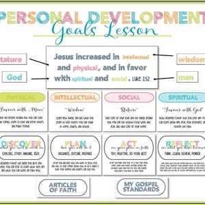 Latter Day Saint Child and Youth Personal Development Lesson Pages