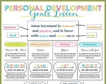 Latter Day Saint Child and Youth Personal Development Lesson Pages