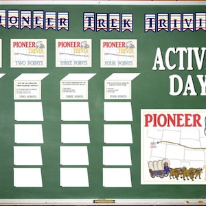 Pioneer Trivia - Primary Activity Days, Family Home Evening, Sunday School....
