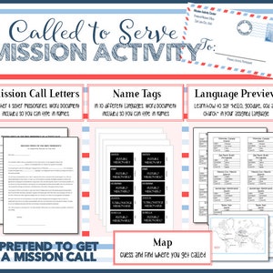 Called to Serve A Mission - Primary Activity - Pretend future missionary