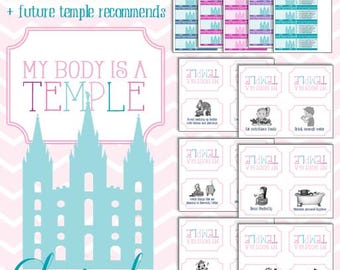 My Body Is A Temple Charades - Activity Days, Sharing Time, Family Home Evening, Sunday School....