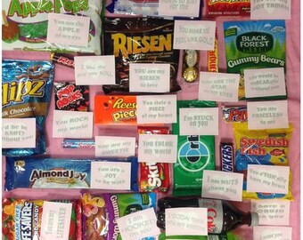 Valentines Day Candy Sayings Candy Love Love Sayings That Match Candy | Etsy Canada