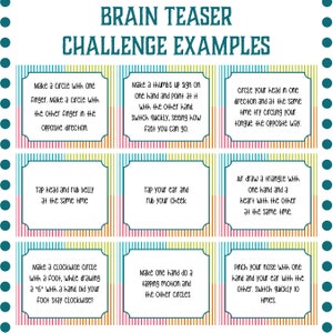 Primary Goals Activity Brain Teaser Challenges, Brainstorming and Ideas Review image 5