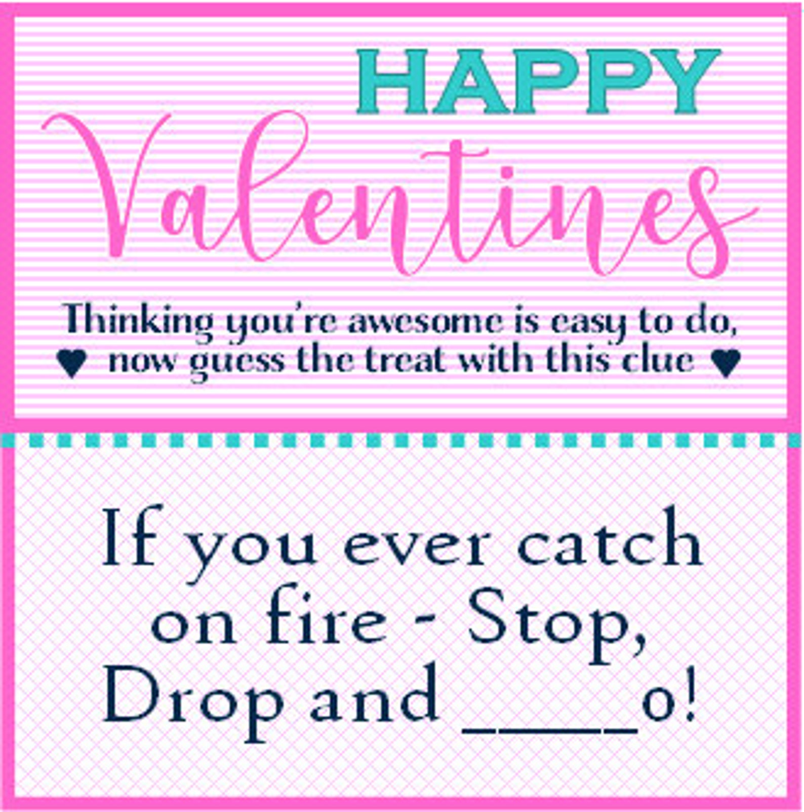 Valentines Printables Guessing Valentines Guess the Candy - Etsy