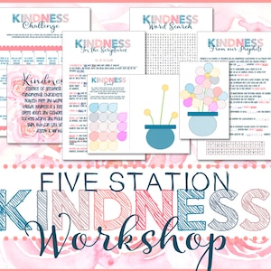 Kindness Workshop and Challenge Primary Activity Days Idea Teach kindness Instant Download image 1