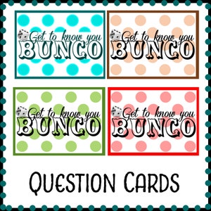 Get To Know You Bunco Social Primary Development Activity image 7