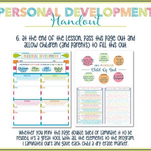 Personal Development Lesson Pages + Powerpoint + Personal Development ...