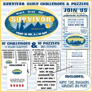 Walk With Me: Latter Day Saint 2026 Activity - Survivor style activity with puzzles and challenges that all lead to Christ