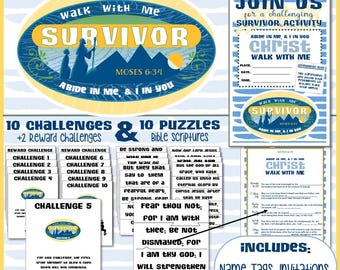 Walk With Me: Latter Day Saint 2026 Activity - Survivor style activity with puzzles and challenges that all lead to Christ