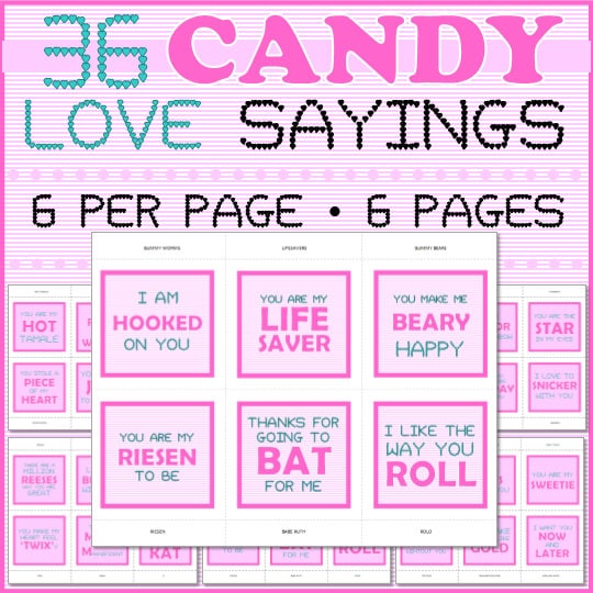 21 Romantic Candy Sayings for Valentines Day - QuotesProject.Com
