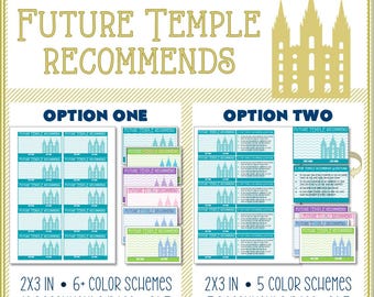 FUTURE Temple Recommend - Heilige der Letzten Tage Tempel Lesson Hilfe