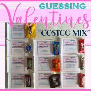 Valentines Printables Guessing Valentines Guess the candy Happy Valentines DIY Valentines image 4