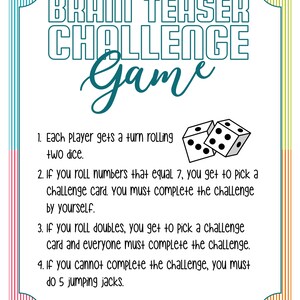 Primary Goals Activity Brain Teaser Challenges, Brainstorming and Ideas Review image 2