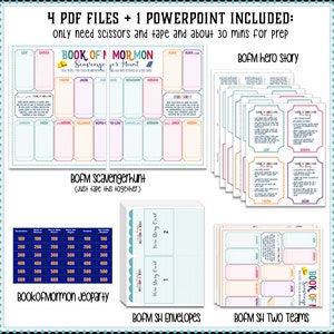 Book Of Mormon Scavenger Hunt Jeoparty Scripture Hero Fun Primary Activity, Come Follow Me, Family Home Evening image 6