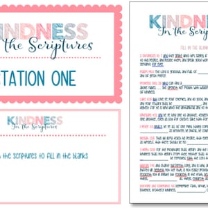 Kindness Workshop and Challenge Primary Activity Days Idea Teach kindness Instant Download image 2