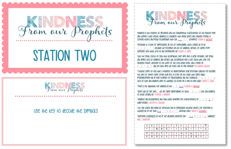 Kindness Workshop and Challenge Primary Activity Days Idea Teach kindness Instant Download image 3