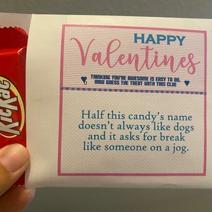 Valentines Printables - Guessing Valentines - Guess the Candy Happy ...