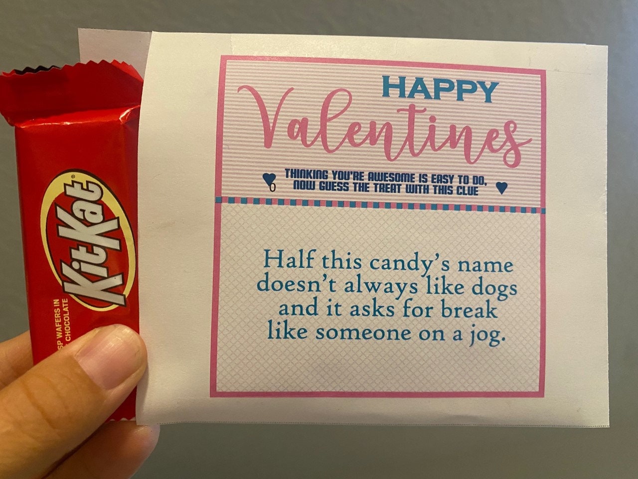 Valentines Printables - Guessing Valentines - Guess the Candy Happy ...