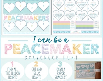 Ich kann eine PEACEMAKER Schnitzerei sein - Heilige der letzten Tage Jugend / Kinderaktivität und Handwerk, um mehr über PeaceMaking zu erfahren