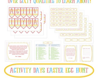 Activity Days Easter Egg Qualities Hunt - Serving Others