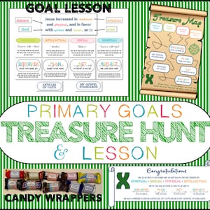 Treasure Hunt and Lesson for Primary Goals Latter Day Saint New Program Instant Download image 1