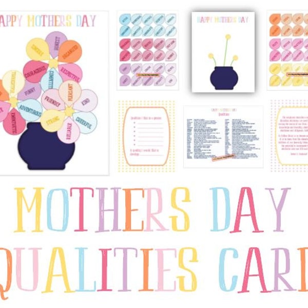 Activity Days Mother's Day Card (AND Thank You Card)