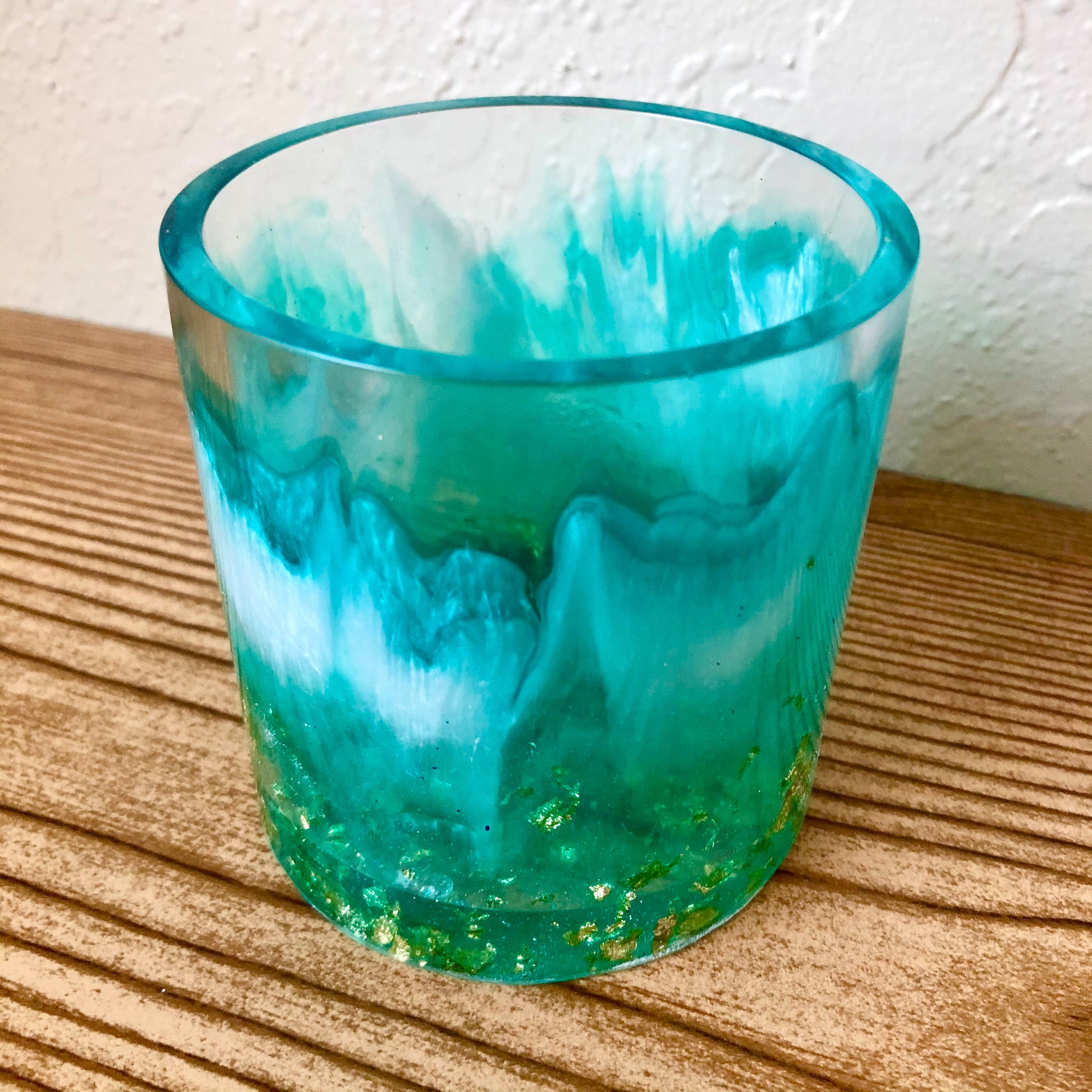 Resin Planter Succulent Vase Cup Home Decor Green Etsy UK