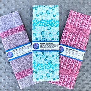 Beeswax food wraps - reusable - cling wrap - zero waste - organic - sustainable