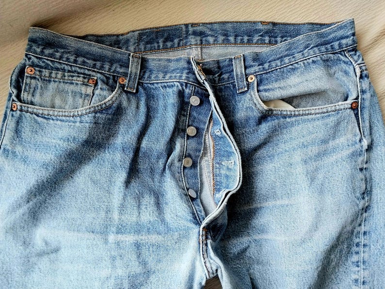 501 Button Fly Jeans - Etsy