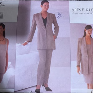 Anne Klein Vogue Pattern  - 2167 - 6-8-10. RARE!  OOP!