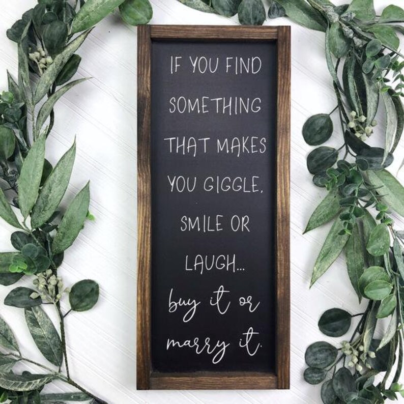 8x20 Cuddle Framed sign Farmhouse Wedding Bedroom If you Find Something That Matters Buy It or Marry It Love