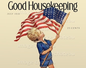 AMERICAN FLAG Little Boy by Jessie Willcox Smith New GICLEE Art