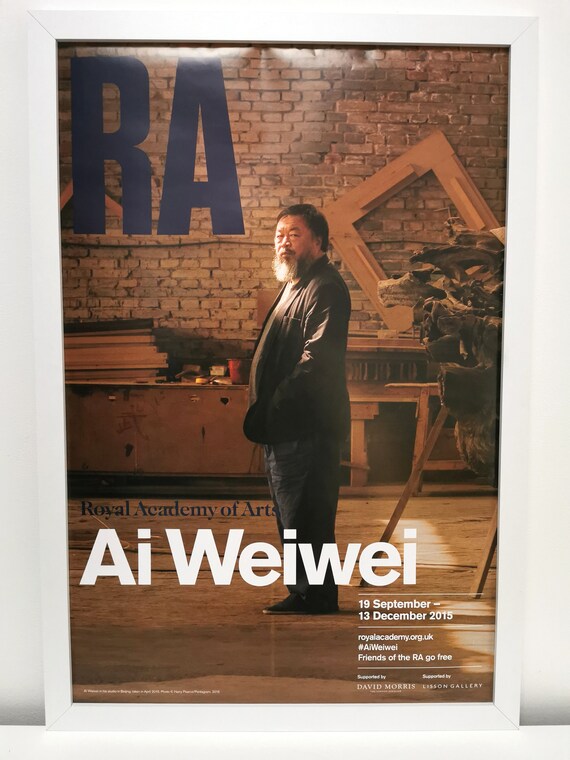 Poster Ai Weiwei Ai Weiwei Poster Original Exhibition Royal Etsy Poster Ai Weiwei Ai Weiwei Poster Original Exhibition Royal Etsy