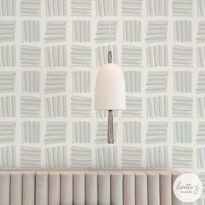 Peel And Stick Wallpaper Shell Wallpaper Coastal Removable Striped Wallpaper Neutral Self Adhesive Bedroom Wallpaper Custom Made Wall Paper