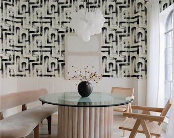 London Metro Lines Wallpaper, Timeless Home Decor, Traditional or Removable Wallpaper