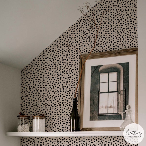 Cheetah Pattern Wallpaper / Contemporary Animal Print wallpaper / Traditional or Self Adhesive Wallpaper
