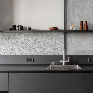 Kitchen Backsplash Stone Peel And Stick Wall Panel Marble Design Countertop Decor For Kitchen Wall Marble Concrete Stone Wall Tile Decal