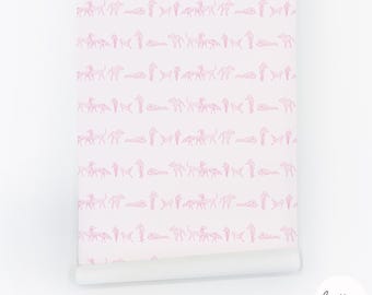 Minimal Pink Dog Wallpaper Bedroom Wallpaper In Pink Cute Animal Print Wallpaper Accent Wall In Pink