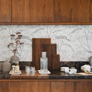 Kitchen Backsplash Peel And Stick Kitchen Backsplash Tiles Ideas For Bathroom Backsplash Botanical Decal Kitchen Backsplash For Stove Decor
