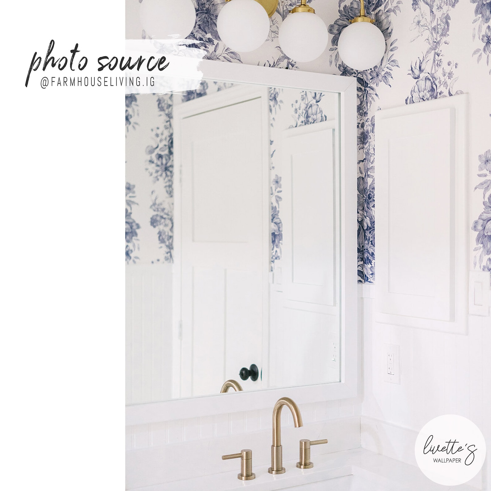 Blue Toile Pattern Wallpaper Classic Victorian Style Etsy