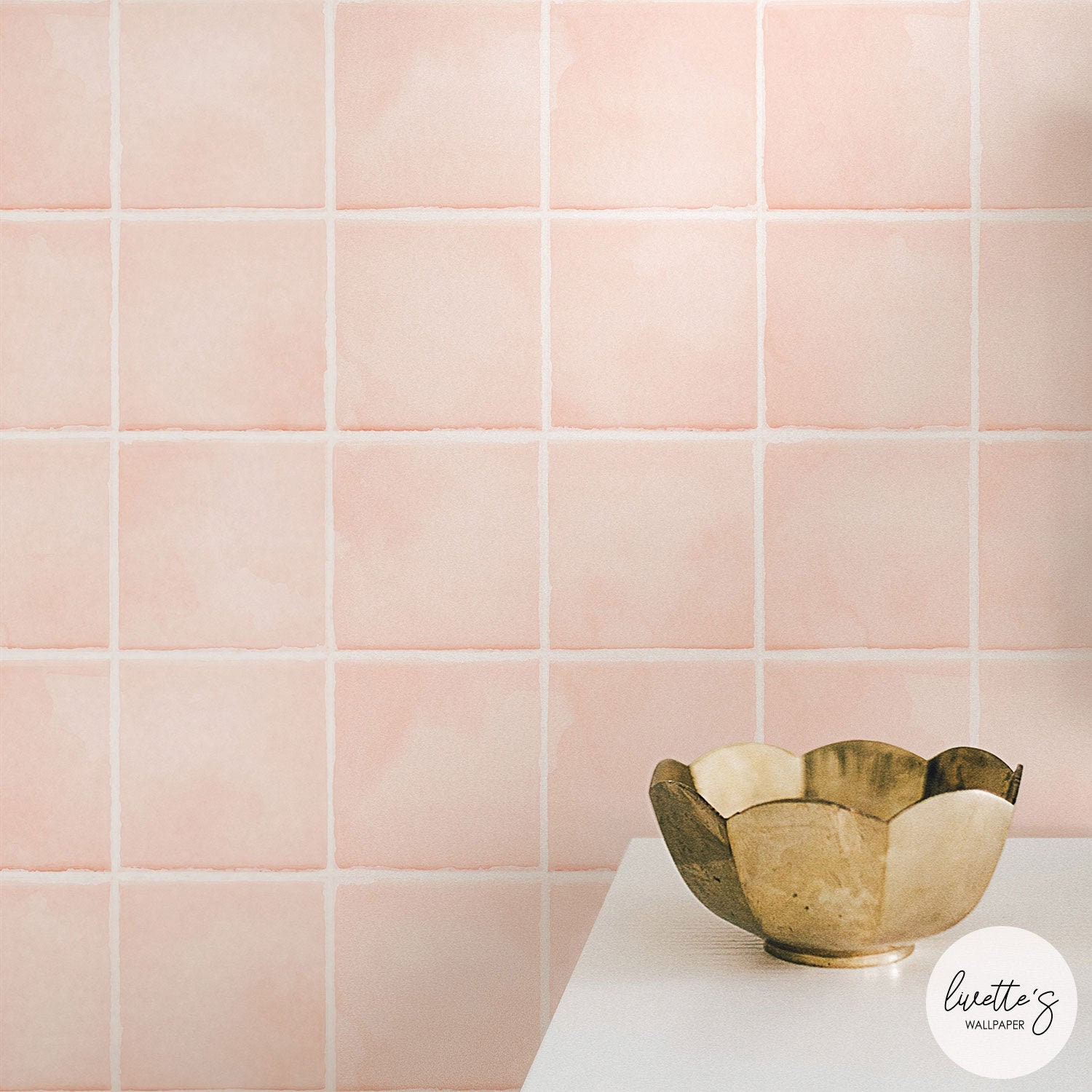 Khám phá hình ảnh với mẫu giấy dán tường faux tiles đầy sáng tạo cho phòng tắm của bạn! Sự kết hợp giữa những mảng màu và họa tiết độc đáo sẽ giúp cho không gian phòng tắm của bạn trở nên độc đáo và thu hút hơn bao giờ hết!