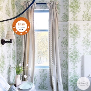 Vintage Floral Wallpaper Green Accent Wall Bedroom Toile Vintage Botanical Prints Best Peel And Stick Wallpaper Victorian Fancy Wallpaper