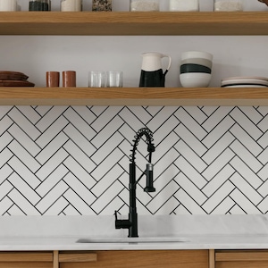 Herringbone Kitchen Backsplash Peel And Stick Subway Tiles Farmhouse Laundry Room Backsplash White Herringbone Backsplash Kitchen Decor Idea