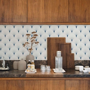Peel And Stick Kitchen Backsplash Tiles Behind Stove Removable Backsplash Ideas For Bathroom DIY Backsplash Panel Kitchen Scallop Tile Decal