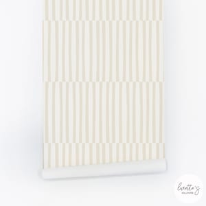 Lines Wallpaper Vertical Striped Wallpaper Minimalist Background Neutral Peel And Stick Wallpaper Kitchen Wallpaper