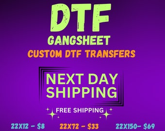 DTF transfers, Direct to film Gang Sheet, Custom DTF , Full Color Transfers, Wholesale DTF Transfers, Ready To Press, tshirt transfers
