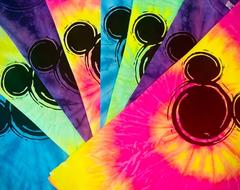 Koszulka Disney Tie Dye 2025- Koszulki rodzinne Disney - Koszulki Disney - Dopasowane koszulki rodzinne - Koszulki Disney 2025, Koszulki Tie Dye
