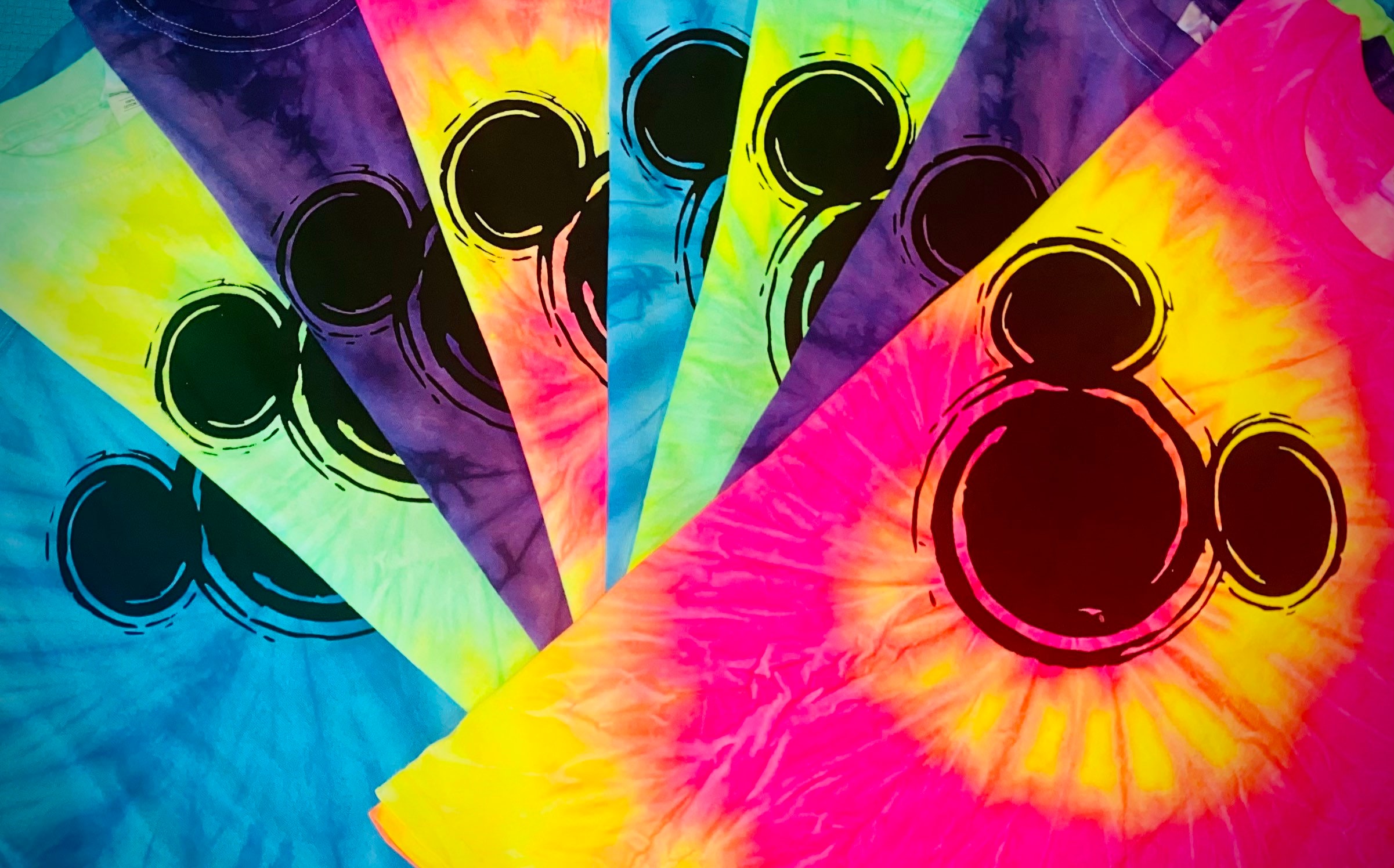 tie dye disney family shirts